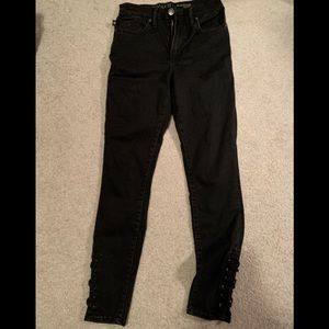 Woman’s black jeans